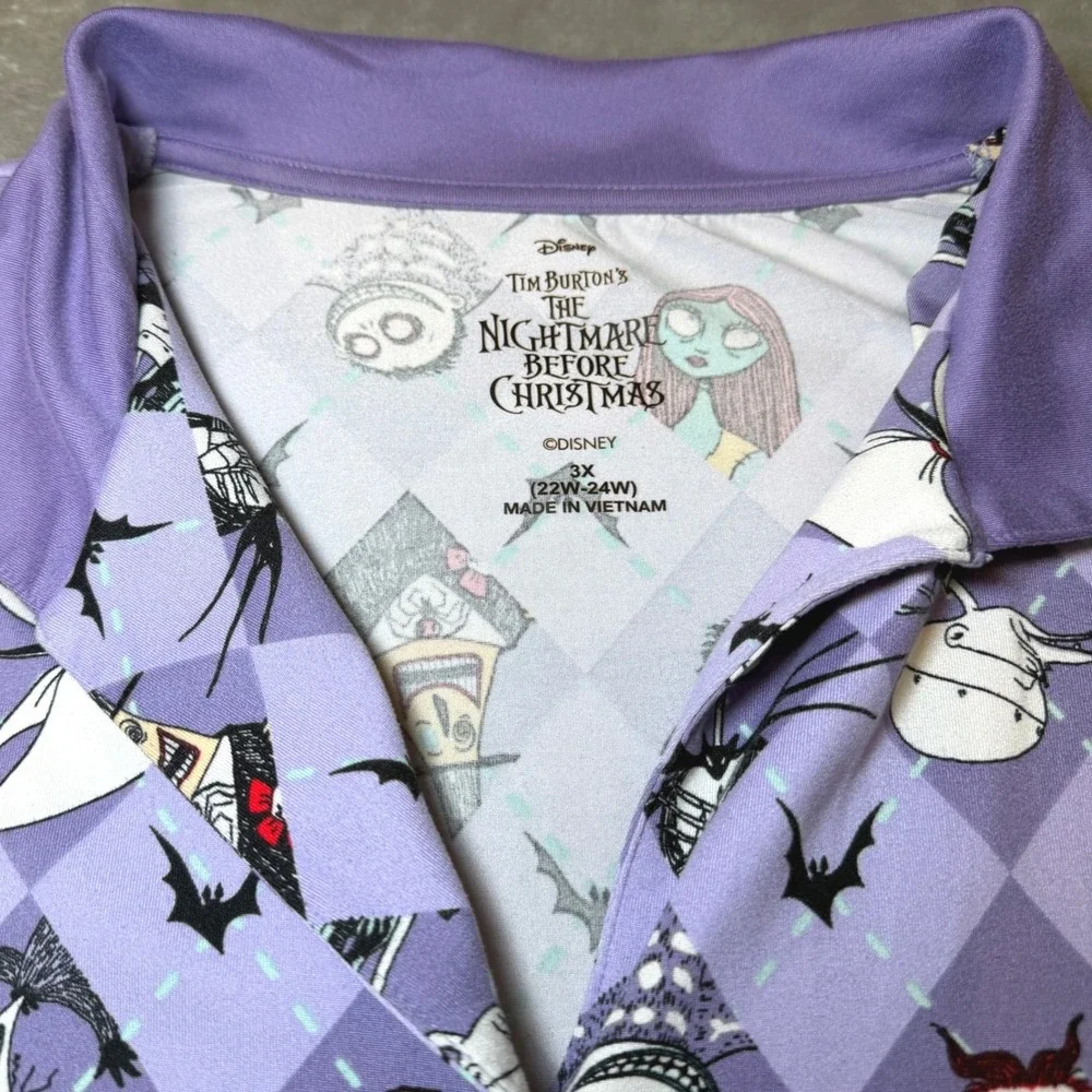 Disney The Nightmare Before Christmas Womens Size 3X 2-Piece Pajama Sleep Set